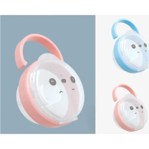 1 Pc Cute Portable Pacifier Holder Nipple Case Pacifier Storage Box With Hook Pacifier PP Plastic Box Wholesale