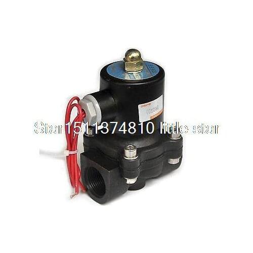 12VDC 1/2" BSPP Female 2 Way NC Water Air Gas Nylon Plastic Solenoid Valve