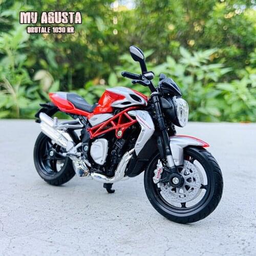 Bburago 1:18 MV Agusta Brutale 1090 RR Factory Edition Static Die Cast Vehicles Collectible Motorcycle Model Toys