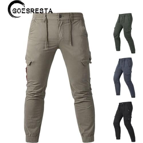 Military Outdoor Multi-Pocket Cargo Pants Cotton 2021 Autumn New Men Trousers High Quality Comfortable Fashion Casual Pants Men