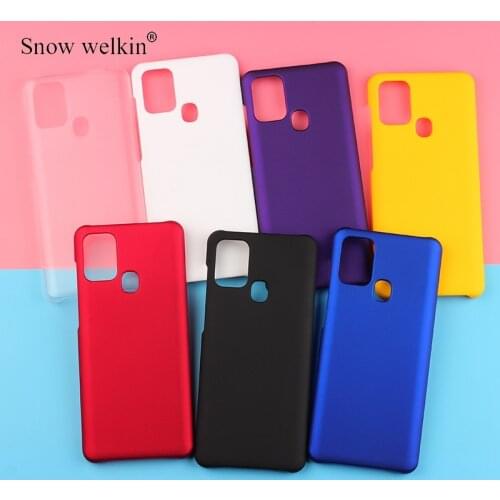 For Samsung A21S Luxury Rubberized Matte Hard Plastic Case Cover For Samsung Galaxy A21S A217F 6.5 inch Back Phone Cases