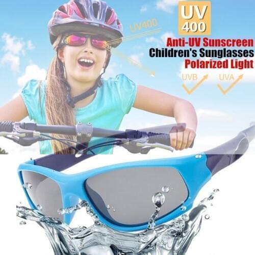 300p Summer Children Sunglasses Kid Boy&Girl Sun Glasses UV400 Anti-UV Sunscreen Silicone Polarized Glasses Gafas De Sol 3-12age