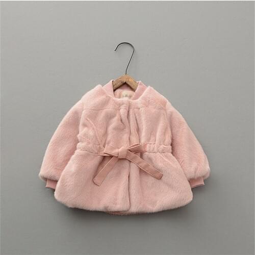 Baby Coats And Jacket Baby Girl Winter Clothes Thick Warm Baby Girls Outerwear Faux Fur Toddler Infant Girls Jackets Parka Coat