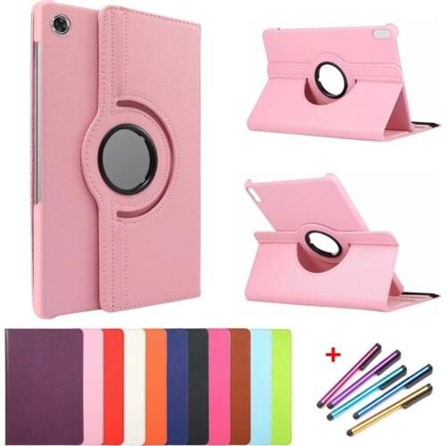 For Lenovo tb-x505x Case 360 Degree Rotating Leather Protective Cover For Funda Lenovo Tab M10 Case tb-x605f tb x505f tb x505l