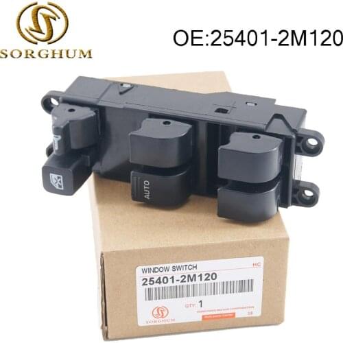 Electric Power Window Master Switch for Nissan Navara Bluebird Sunny Primera OEM 25401-2M120