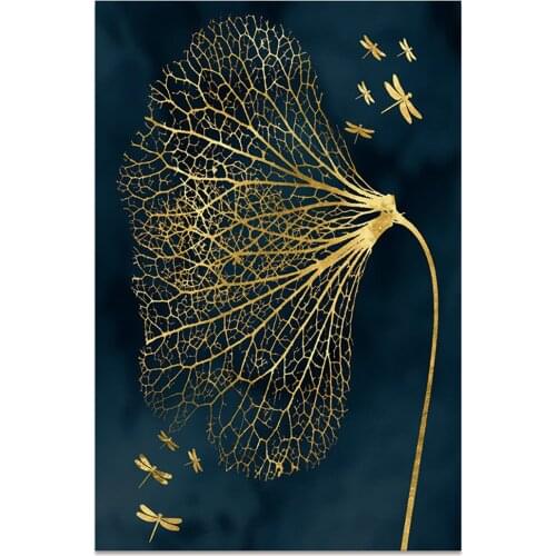 Blue Gold Butterfly DIY Embroidery Cross Stitch 11CT Kits Needlework Craft Set Printed Canvas Cotton Thread Home Room