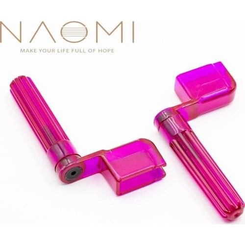 NAOMI 2PCS Guitar String Winder Peg Winder Acoustic Electric Guitar String Winder-Purple Guitar Parts Accessories New