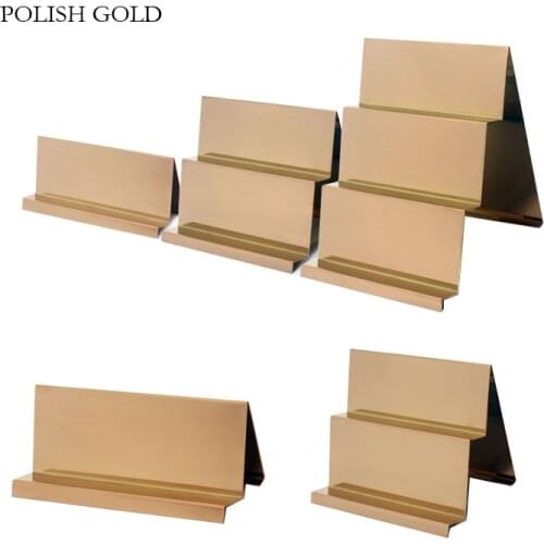 Wholesale Polished Gold Silver Wallet Purse Display Stand Custom Logo Wallet Purse Display Stand Rack