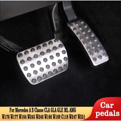 Car Accelerator Pedals For Mercedes A B Classe CLA GLA GLE ML AMG W176 W177 W164 W245 W246 W166 W169 C118 W247 W251Accessories