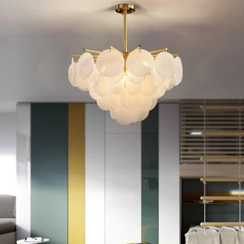 Post-modern Crystal Chandelier Lighting Luxury Bedroom Glass Hanging Lamp Living Room Restaurant Indoor Lighting Pendant Lights