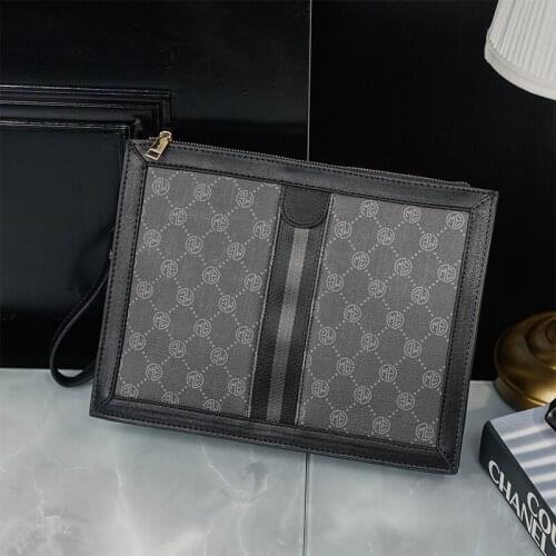 Luxury Men Clutch Bag Large Capacity Men Handbag For Phone Leather Famous Brand Pouch For Man Mens Wallet Man Bag