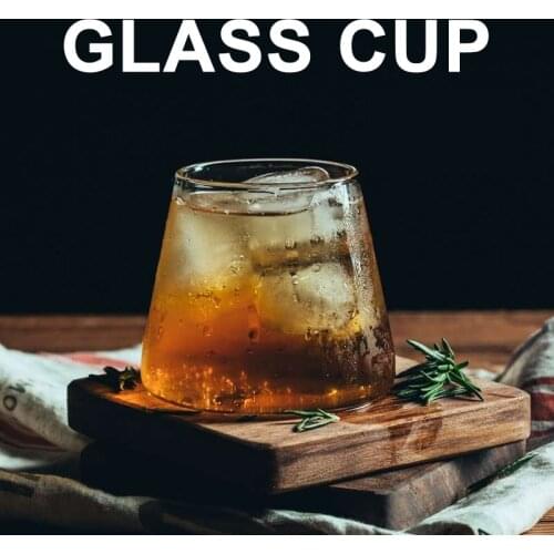 Glass cup whisky tea water mug Cocktail Brandy Vodka beer coffee glass Japanese style wine tumbler cups Transparent shot glasses