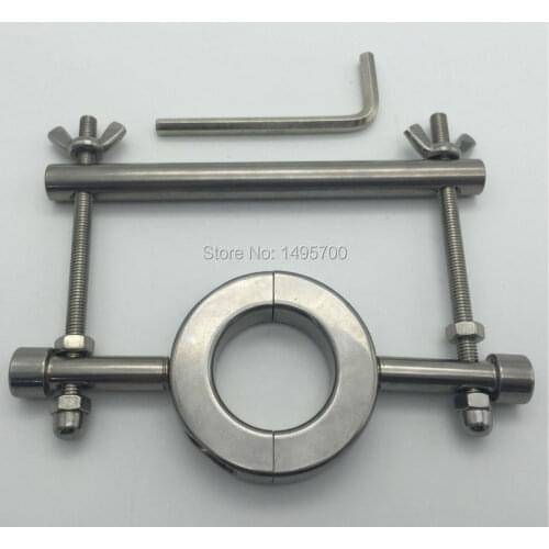 Stainless steel heavy - duty testicle clamp Egg - egg binding ring elongation stretch