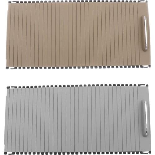 VODOOL Car Inner Indoor Centre Console Roller Blind Cover Cup Holder Plate for Mercedes Benz C E Class W204 W212