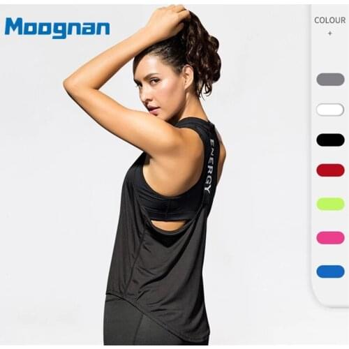 Yuerlian Running Training Vest Womens Loose Fitness Yoga Suit T-shaped Back Hollow Strap Quick-drying Vest