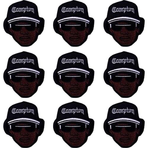 Pulaqi 10PCS Wu-Tang Patch Rock Band Wholesale Patches Iron On Patches For Clothing Stripe Wholesale Dropship Custom Patch