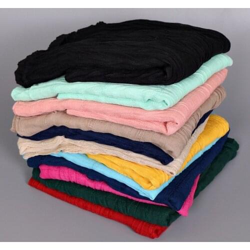 12 pieces/lot) New Fashion Plain Viscose islamic Long Shawls Muslim Hijab Scarves,can choose colors GBS293