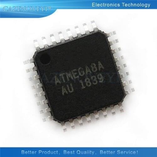 2pcs/lot ATMEGA8-16AU ATMEGA8L-8AU ATMEGA8A-AU ATMEGA8L ATMEGA8A ATMEGA8 QFP-32 In Stock