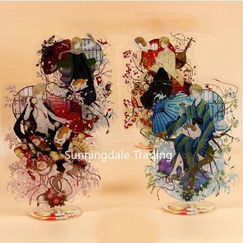 21cm Decor Acrylic Stand Model Doll Madara Natsume Yuujinchou Natsume Reiko Figure Collection Toy Gift