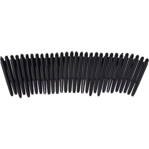 30Pcs Pro Nylon Dart Stems Shafts Medium 43mm - Choice of Color
