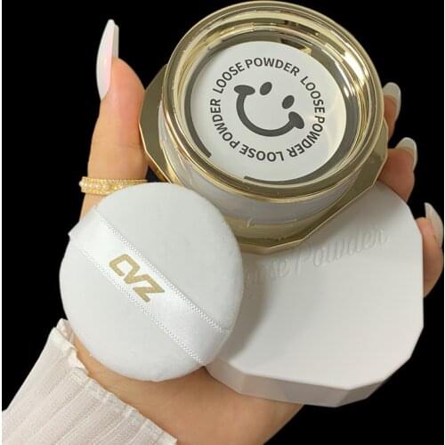 4 Colors Makeup Loose Powder Transparent Finishing Powder Waterproof Cosmetic Puff For Face Finish Setting With Puff