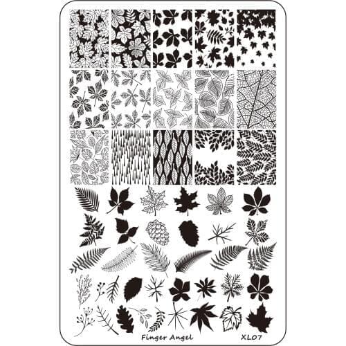 9.5x14.5cm Creepin It Real Stamping Plate For Stamped Nail Art Design Rectangle Shape Nail Stamping Image Plate Stainless Q23DH3