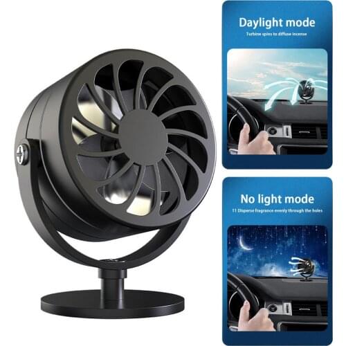 New Aromatherapy Car Decoration Interior Accessories Solar Car Home Perfume Holder