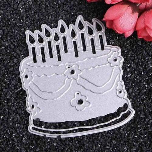 Birthday Cake Wedding Cakepunch Scrapbook Paper Craft Card Album Knife Mold Art Cutter Emboss Stencils Metal Cutting Dies Cut