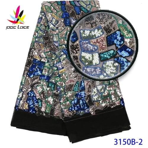 Asoebi Lace Fabric Latest African Embroidery Sequence Nigerian French Party Latest High Quality Tulle Hot Sale Best Price 2020