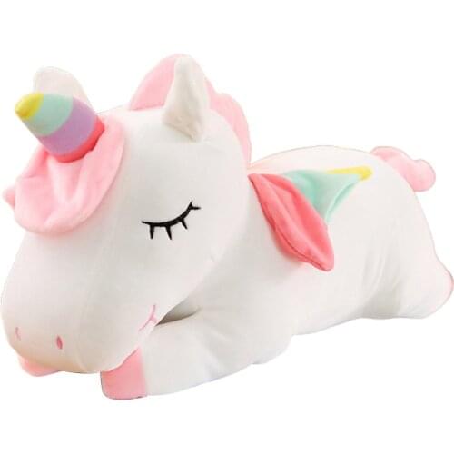 30cm Kawaii Giant Unicorn Plush Toy Soft Stuffed Unicorn Soft Dolls Animal Horse Toys For Children Girl Pillow Birthday Gifts