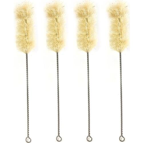 4Pcs/lot Food Grade Cleaning Brush Set Pipe Brush Bottle Suction Tube Glass Tube Spiral Soft Hair Straw Cleaning Brushes Tools