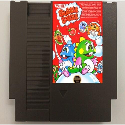 Bubble Bobble Nes Card For 72 Pin 8 Bit Game Player