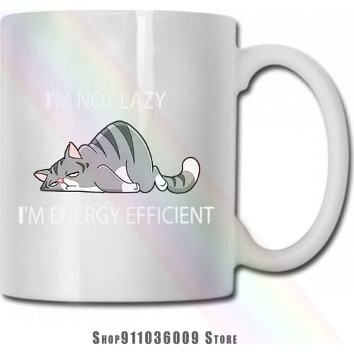 I’M Not Lazy I’M Energy Efficient mug cup tazas