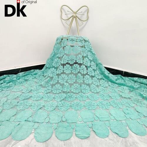 2.5 Yards 2021 Top Quality Women Party Wedding Dress African Lace Material Swiss Voile 100% Cotton Net Lace In Switzerland