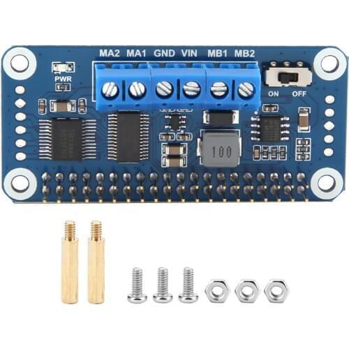 2-Way DC Motor Driver Board PWM Dual H-Bridge I2C Interface for Raspberry Pi