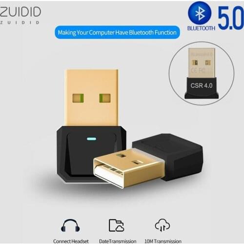 2 Types Bluetooth 4/5.0 Receiver Transmitter Wireless Audio Adapter For Desktop Computer Mouse Keyboard Speaker Printer