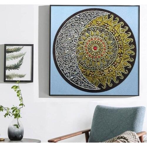 5D Special Shaped Diamond Painting Mandala Embroidery Needlework Rhinestone DIY