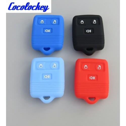 Cocolockey Silicone Car Key Cover for Ford Lincoln Mercury F150 F250 Escape Ranger Explorer Remote Key Case For Car Styling