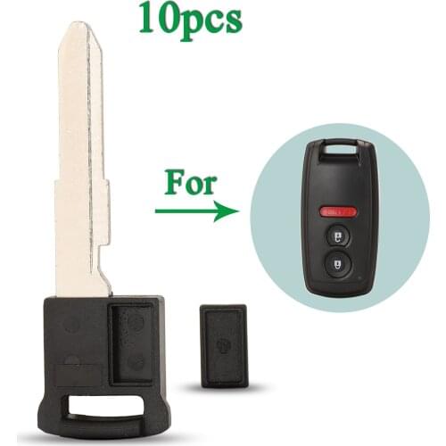 Bilchave 10pcs For Suzuki Grand Vitara 2006-2012 SX4 2008-2012 FOB Smart Remote Car Key Blade Replacement