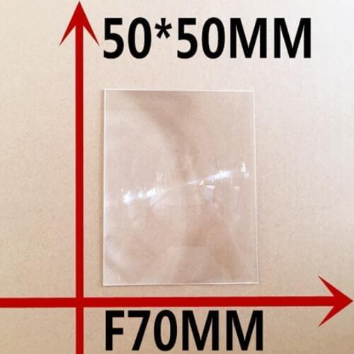 Small size 50*50 mm square fresnel lens Square shape acrylic fresnel lens