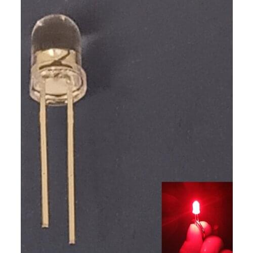 100pcs / batch F5 5MM round green / yellow / blue / white / red / warm white / green yellow LED diode lamp kit