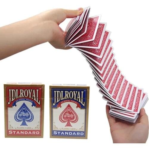 Fancy Magic Poker (Connection By Invisible Thread) Of Cards Prank Trick Prop Gag Poker Acrobatics Waterfall Card Props
