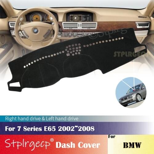 For BMW 7 Series E65 2002~2008 Anti-Slip Dashboard Cover Protective Pad Car Accessories Sunshade Carpet 2007 2006 2005 2003 2002
