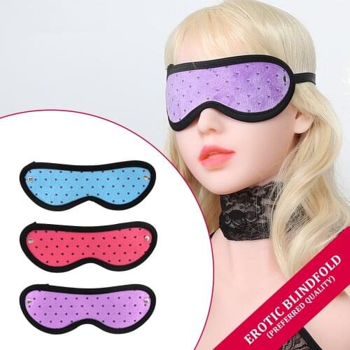 EXVOID Eyeshade Cover Sex Toys for Couples Flirting Sleep Eye Patch Blindfold Sex Shop Eye Mask BDSM Bondage Masquerade Party