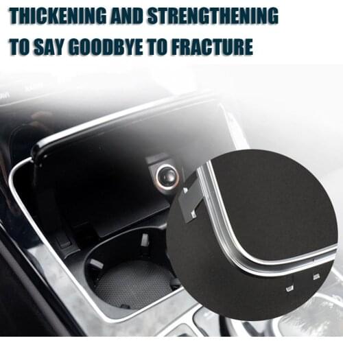 Ashtray Cup Holder Strip Trim Chrome Frame Outdoor Personal Car Parts Decoration for Mercedes Benz W253 W205 2015-2020