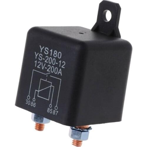 12V 200Amp Start Relay 4Pin Heavy Duty ON/OFF Switch Split Charge Relay For Car