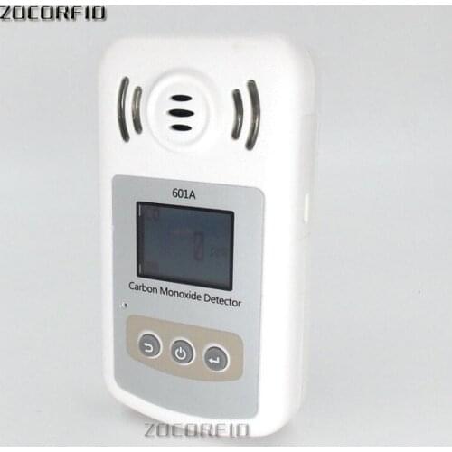 Handheld Carbon Monoxide Meter High Precision CO Gas Analyzer Tester Monitor Detector LCD Display Sound + Light Alarm 0-1000ppm