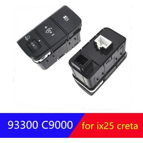 Instrument light switch headlight height adjustment Dashboard Brightness Switch Headlamp Trim for hyundai ix25 creta 93300C9000