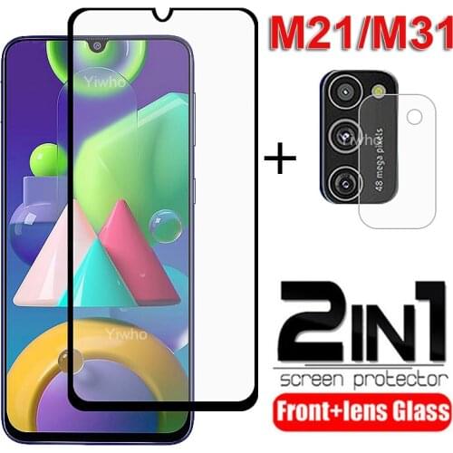 M31S Protective Glass For Samsung Galaxy M31 Screen Protector Camera Lens Glass For Samsung M21 HD Front Tempered Film M 31S 21