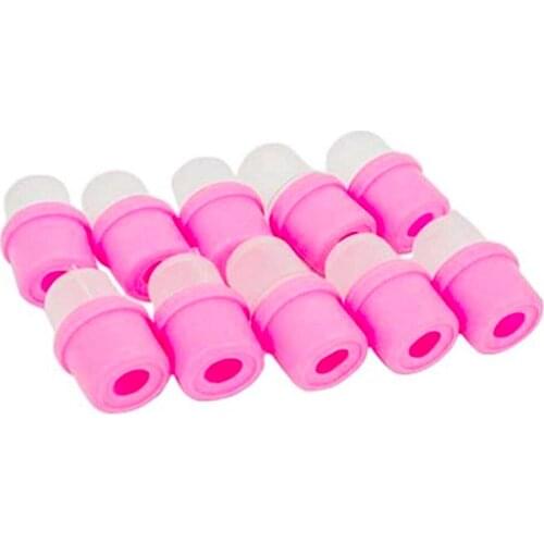 10PCS Nail Polish Remover Clips Plastic Reusable Art Soak Off Caps Nail Oil Removing Tool
